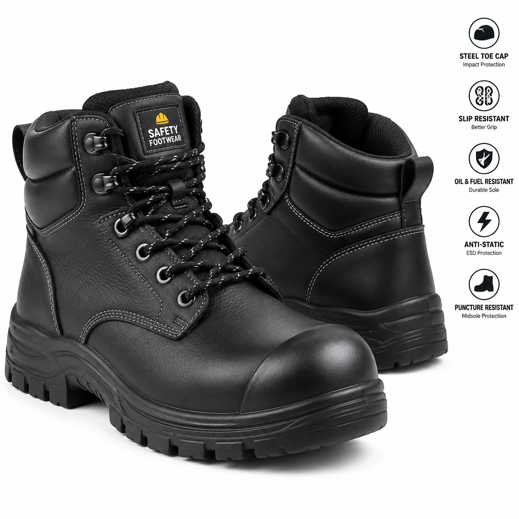 Steel Toe Safety Boots